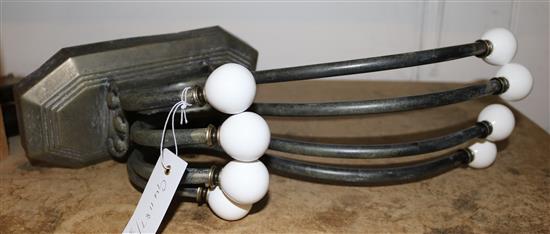 4 branch metal coat hook